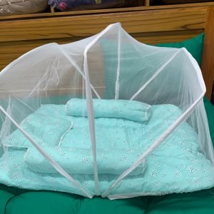 প্রিমিয়াম বেবি কট (Light Blue Color)