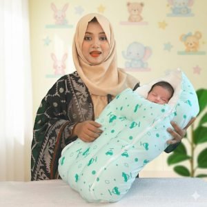 প্রিমিয়াম বেবি ব্ল্যাংকেট (Light Blue Color)